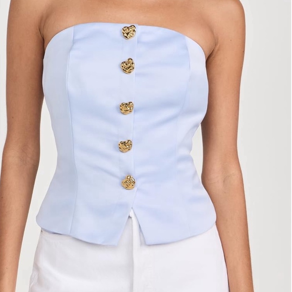 Never Worn - Endless Rose Strapless Button Accent… - image 1